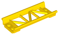 Vehicle Track, Roller Coaster Straight 8L in Yellow