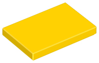 Tile 2 x 3 in Yellow