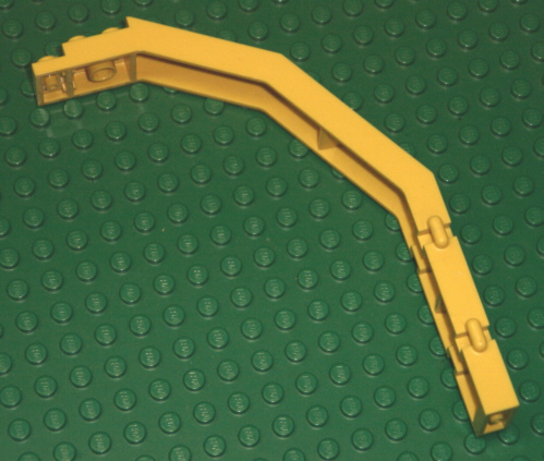 Door Frame 2 x 8 x 12 with Hinges in Yellow