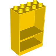 Duplo Cabinet 2 x 4 x 5 in Yellow