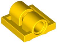 Plate Special 2 x 2 with 2 Pin Holes in Yellow