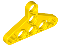 Technic Beam Triangle Thin [Type I] in Yellow
