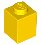 Brick 1 x 1 in Yellow