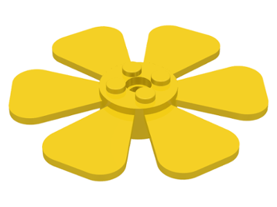 Propeller 6 Blade Fan 8 x 8 in Yellow
