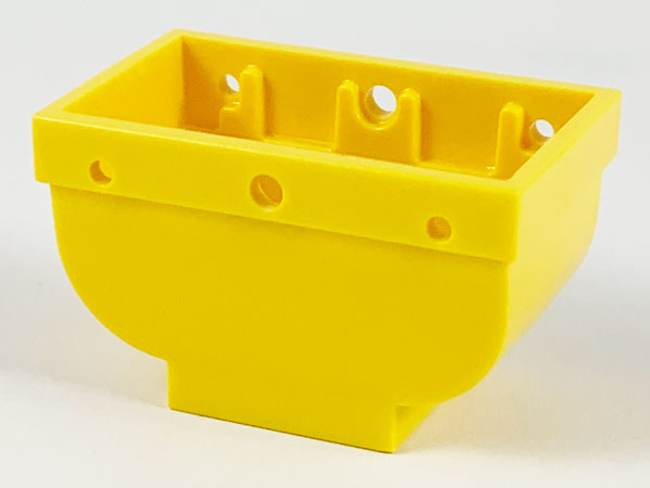 Belville, Equipment, Basket 2 x 4 x 2 without Handle in Yellow