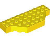 Brick Wedged 4 x 10 with Cut Corner in Yellow