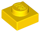 Plate 1 x 1 in Yellow