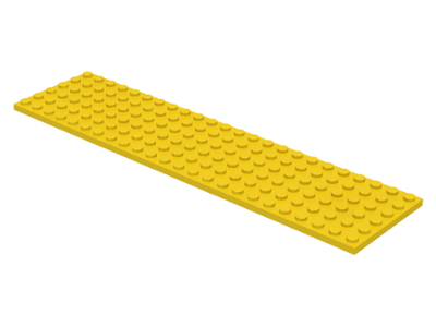 Plate 6 x 24 in Yellow