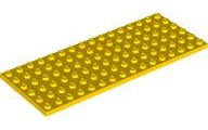 Plate 6 x 16 in Yellow