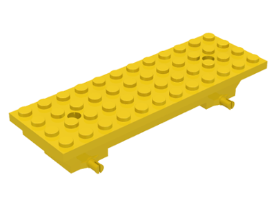 Vehicle Base 4 x 12 x 1 2/3 in Yellow