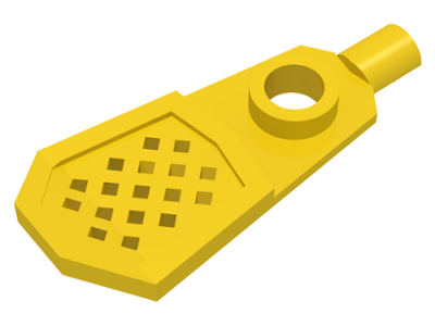 Minifig Footwear Snowshoe [Long Front End] in Yellow