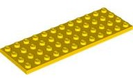 Plate 4 x 12 in Yellow
