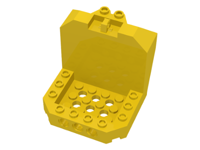 Cockpit 6 x 6 x 5 with Hinge in Yellow
