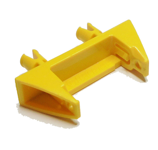 String Reel 1 x 4 x 2 Holder with 2 Technic Pins in Yellow