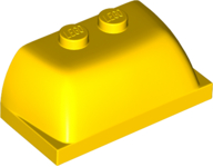 Windscreen 2 x 4 x 1 1/3 [Plain] in Yellow