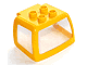 Duplo Truck Cabin Enclosed with Clear Windows in Yellow