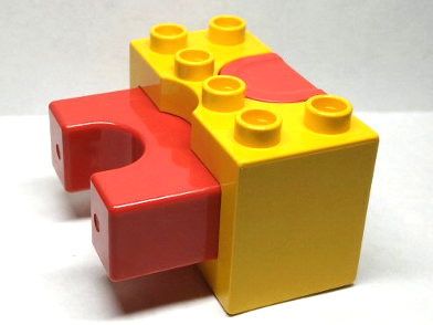 Duplo Car Launcher in Yellow