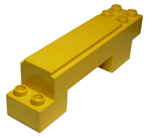 Duplo Road Section Straight 2 x 7 x 2 in Yellow