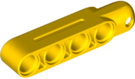 Technic Steering Arm 5 x 1 with Towball Socket (Type2) in Yellow