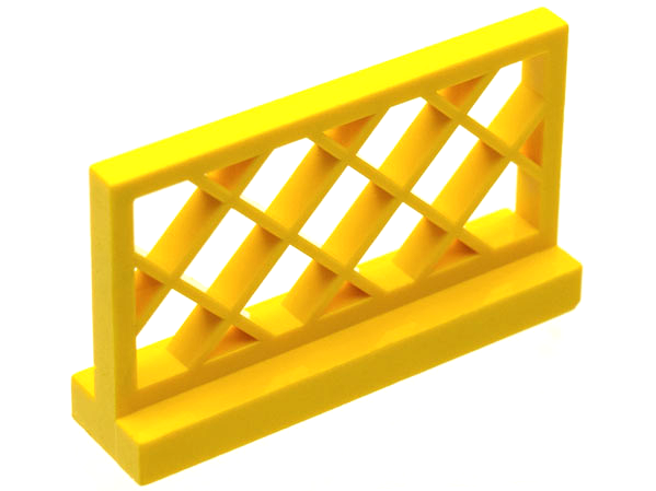 Fence Lattice 1 x 4 x 2 in Yellow