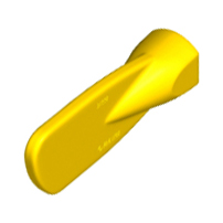 Equipment Oar / Paddle End in Yellow