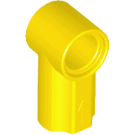 Technic Axle and Pin Connector Angled #1 in Yellow
