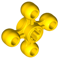 Technic Knob Wheel in Yellow