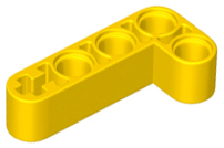 Technic Beam 2 x 4 L-Shape Thick in Yellow