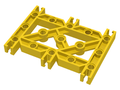 Znap Grid 9 x 7, 15 Holes in Yellow