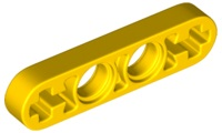 Technic Beam 1 x 4 Thin in Yellow