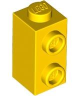 Brick Special 1 x 1 x 1 2/3 with Studs on 1 Side in Yellow