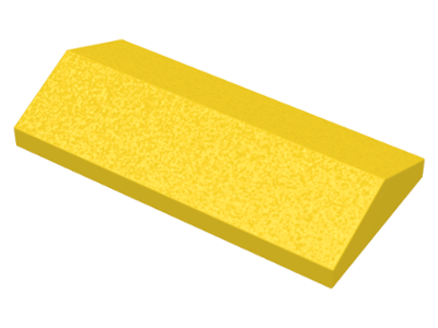 Brick Sloped 33° 2 x 4 Double in Yellow