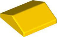 Brick Sloped 33° 2 x 2 Double in Yellow