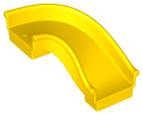 Duplo Playground Slide Curved Right 90° in Yellow