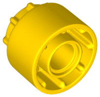 Technic Driving Ring Extension, 8 Ridges in Yellow