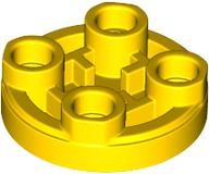 Tile Special Round 2 x 2 Inverted in Yellow