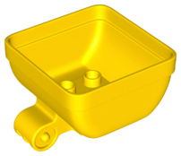 Duplo Tipper Box 4 x 4 x 2 in Yellow