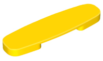 Duplo Train Action Plate [PLAIN] in Yellow
