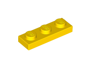 Plate 1 x 3 in Yellow