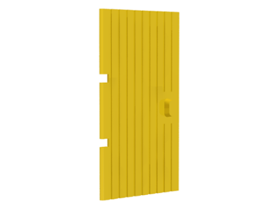 Door 1 x 4 x 6 in Yellow
