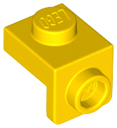 Bracket 1 x 1 - 1 x 1 in Yellow