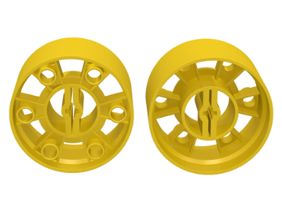 Wheel 24 x 43 Technic in Yellow