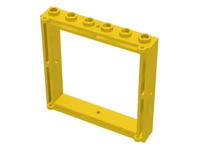 Window 1 x 6 x 5 in Yellow