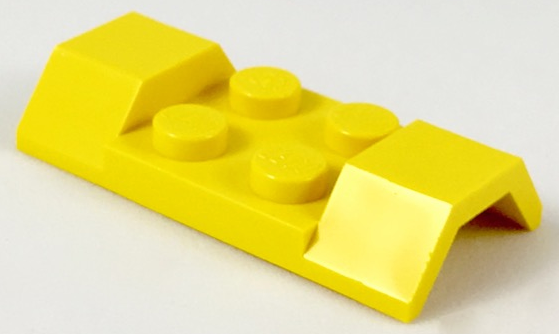 Wheel Arch, Mudguard 2 x 4 [Smooth] in Yellow
