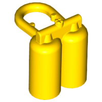 Minifig Neckwear Airtanks in Yellow