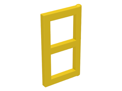 Window 1 x 2 x 3 Pane in Yellow