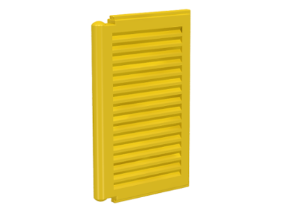 Window 1 x 2 x 3 Shutter in Yellow