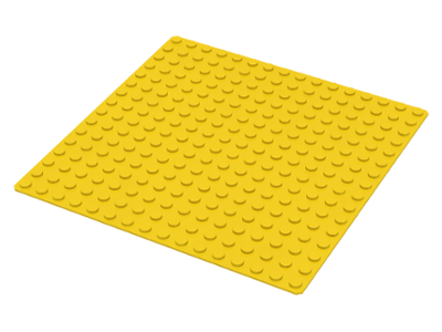 Baseplate 16 x 16 in Yellow