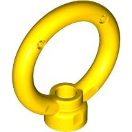 Plate Special, 1 x 1 Stud with 3 x 3 Ring on Top in Yellow