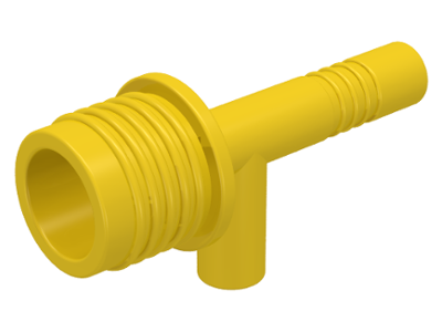 Weapon Gun / Torch (Space) [with Grooves] in Yellow
